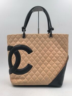 CHANEL Ligne Cambon Lambskin  Quilted bag